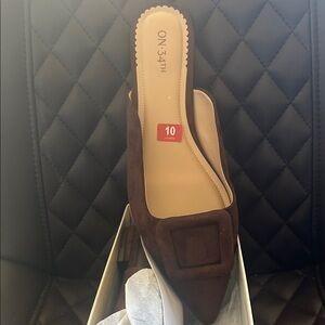 ON 34th Women's Brown Mules